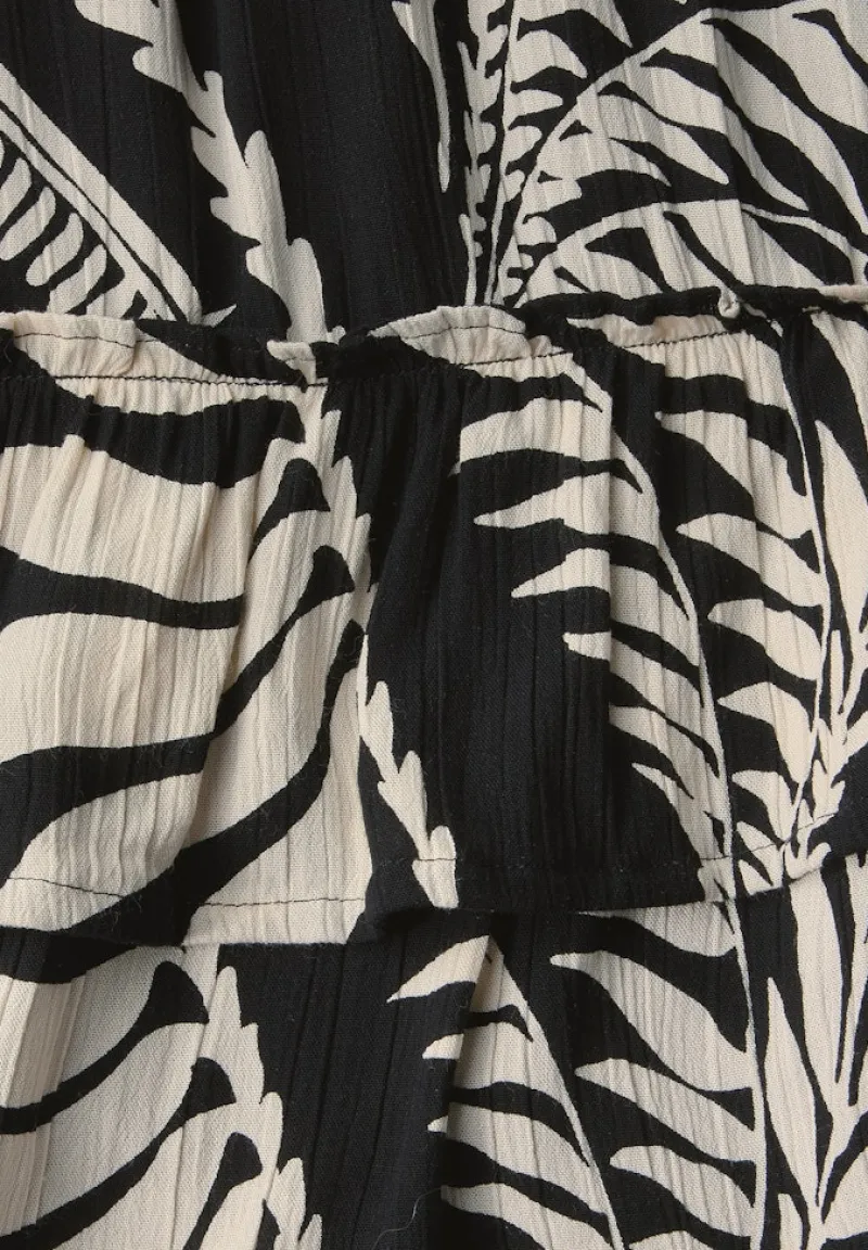 STREET ONE STUDIO Röcke*Gemusterter Paperbag Rock Black