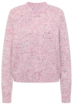 Cecil Pullover & Sweatshirts*Gemusterter Strickpullover dark blossom melange