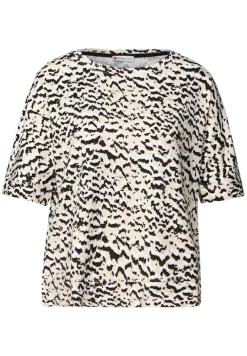 Street One Shirts*Gemustertes Batwing Shirt morning beige