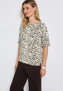 Street One Shirts*Gemustertes Batwing Shirt morning beige