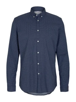 Tom Tailor Denim Hemden*gemustertes Hemd navy dot cross print