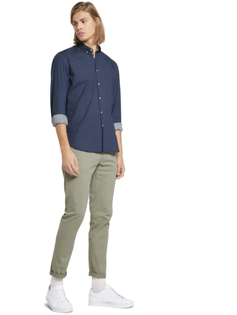 Tom Tailor Denim Hemden*gemustertes Hemd navy dot cross print