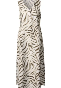 Street One Kleider*Gemustertes Midi-Kleid tumbled beige