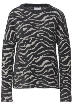 STREET ONE STUDIO Shirts*Gemustertes Shirt deep ash grey