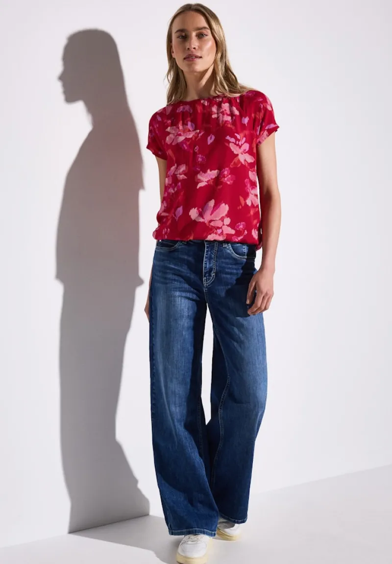 Street One Shirts*Gemustertes Shirt glory red