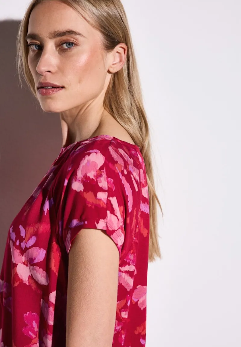 Street One Shirts*Gemustertes Shirt glory red