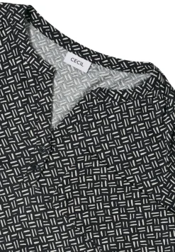 Cecil Shirts*Gemustertes Tunika-Shirt light greige