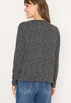 Cecil Shirts*Gemustertes Tunika-Shirt light greige