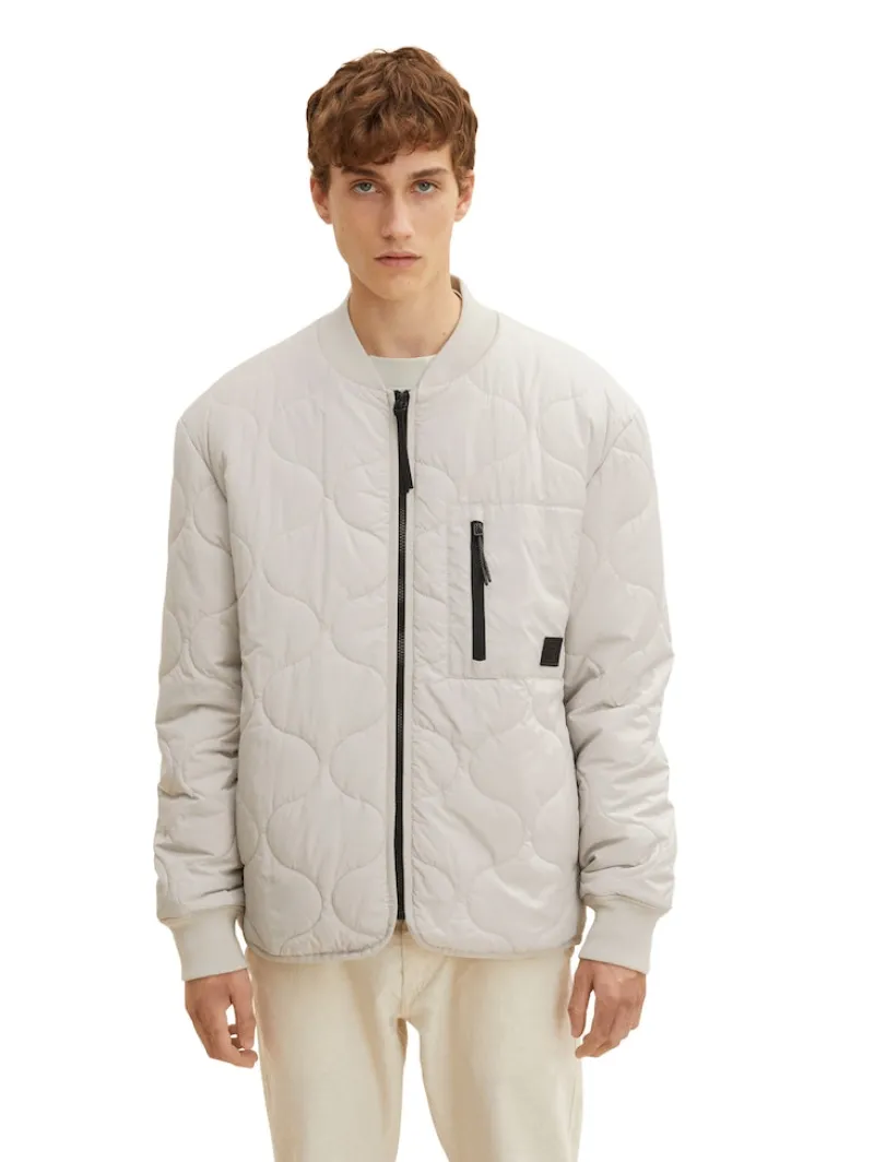 Tom Tailor Denim Jacken*Gesteppte Bomberjacke light dove grey