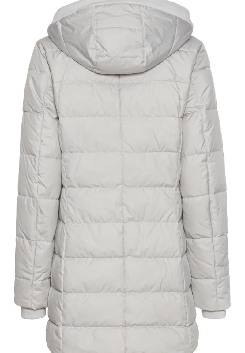 Camel Active Jacken*Gesteppte Jacke mit abnehmbarer Kapuze Silver