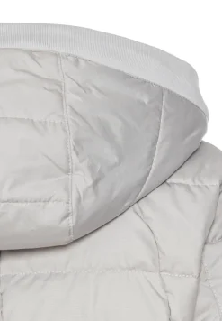 Camel Active Jacken*Gesteppte Jacke mit abnehmbarer Kapuze Silver