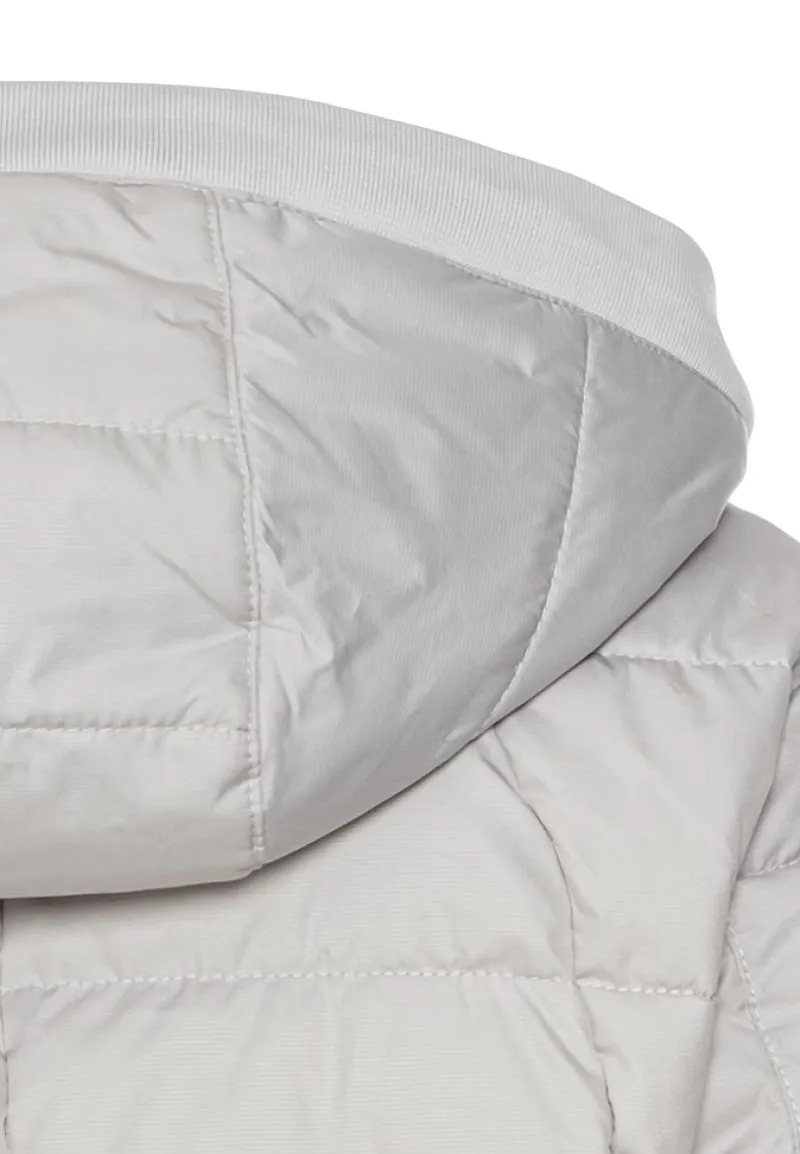 Camel Active Jacken*Gesteppte Jacke mit abnehmbarer Kapuze Silver