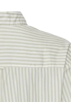 Camel Active Blusen*Gestreifte Bluse aus reiner Baumwolle eukalyptus stripes