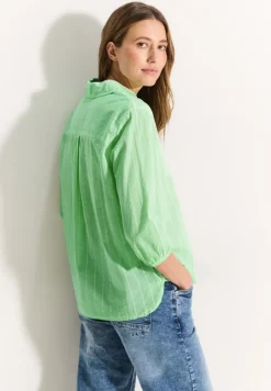 Cecil Blusen*Gestreifte Bluse matcha lime