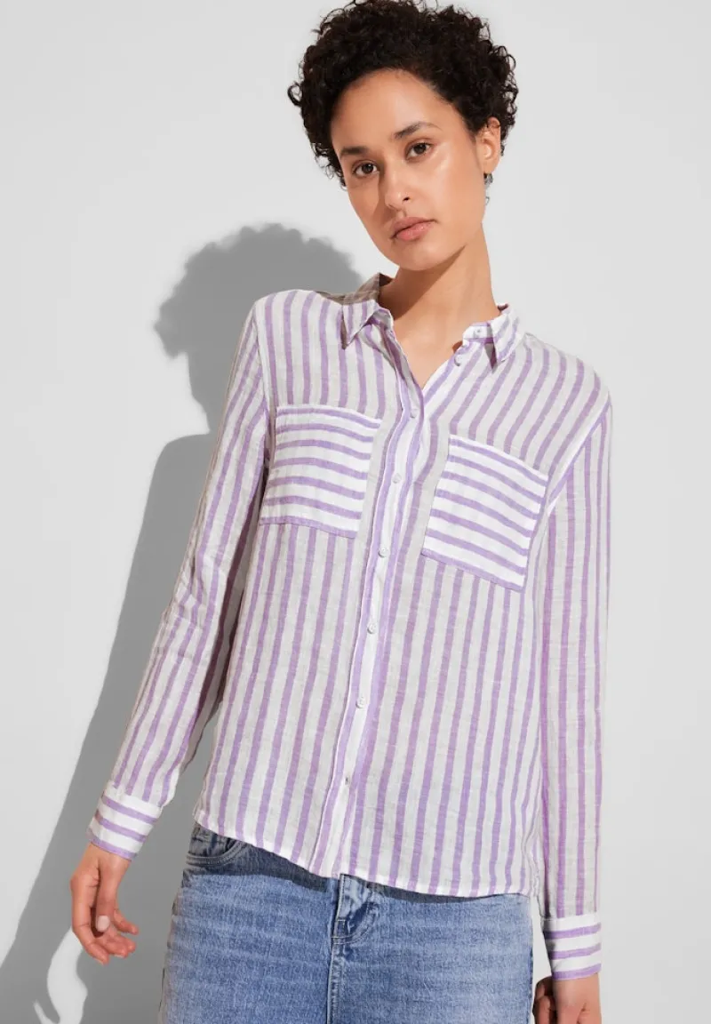 Street One Blusen*Gestreifte Bluse smell of lavender