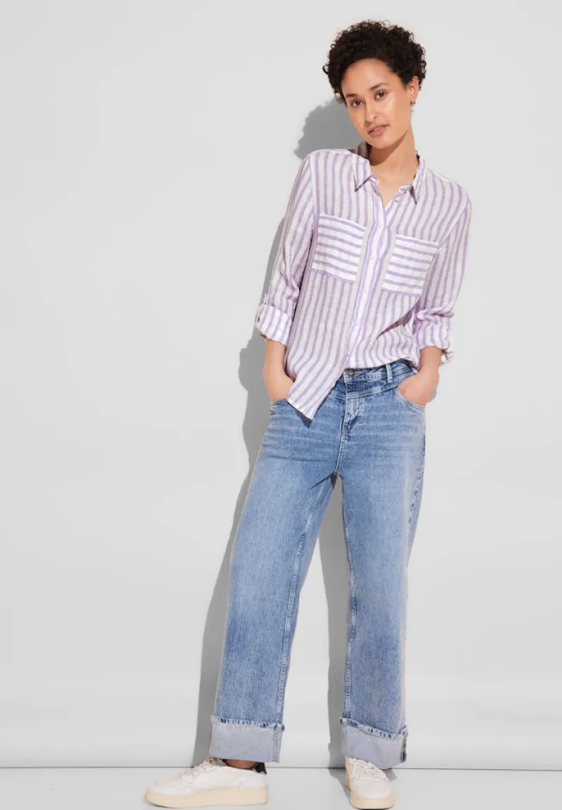 Street One Blusen*Gestreifte Bluse smell of lavender