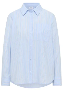 Cecil Blusen*Gestreifte Hemdbluse light sky blue