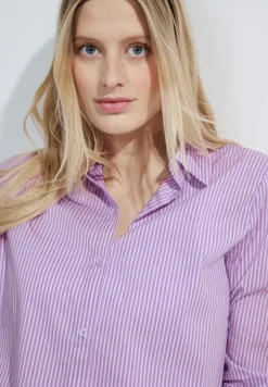 Cecil Blusen*Gestreifte Hemdbluse sporty lilac