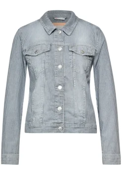 Street One Jacken*Gestreifte Jeansjacke stripe soft washed