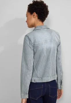 Street One Jacken*Gestreifte Jeansjacke stripe soft washed