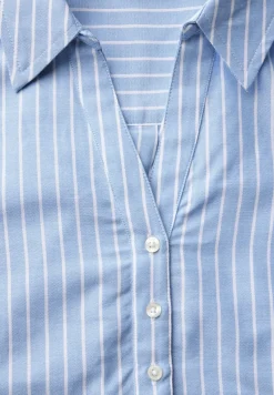 Cecil Blusen*Gestreifte Oxford Bluse fresh light blue