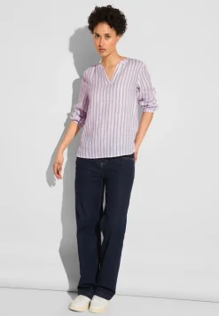 Street One Blusen*Gestreifte Tunika Bluse smell of lavender