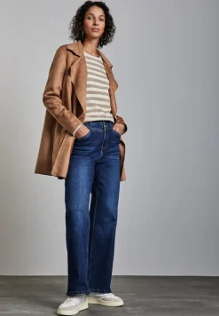 Street One Pullover & Sweatshirts*Gestreifter Sweater safari beige