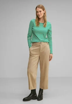 Street One Shirts*Gestreiftes Rippshirt fresh spring green