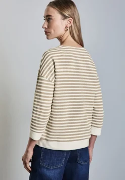 Street One Shirts*Gestreiftes Shirt honey sand
