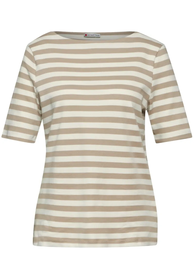 Street One Shirts*Gestreiftes Shirt smooth sand beige