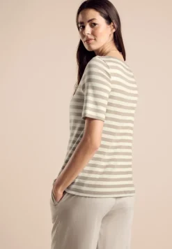 Street One Shirts*Gestreiftes Shirt smooth sand beige