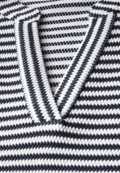 Cecil Shirts*Gestreiftes Strukturshirt urban navy blue