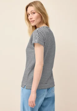 Cecil Shirts*Gestreiftes Strukturshirt urban navy blue