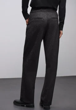 Street One Hosen*Glitzernde Straight Leg Hose Black