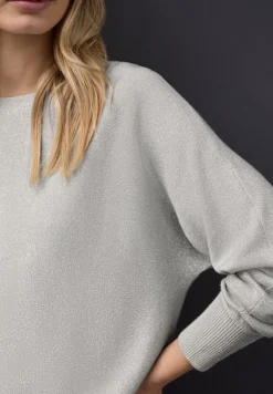 Street One Pullover & Sweatshirts*Glitzernder Dolman Pullover pelican grey mel.