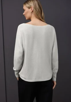 Street One Pullover & Sweatshirts*Glitzernder Dolman Pullover pelican grey mel.