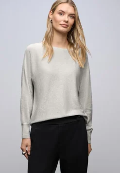 Street One Pullover & Sweatshirts*Glitzernder Dolman Pullover pelican grey mel.