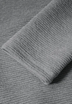 Cecil Shirts*Glitzerndes Ottoman Shirt platinum grey mel.