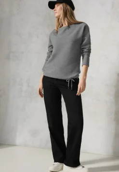 Cecil Shirts*Glitzerndes Ottoman Shirt platinum grey mel.