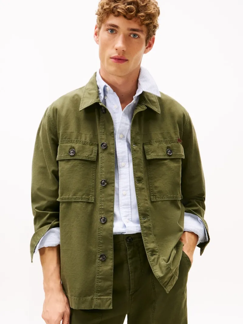 Tommy Hilfiger Hemden*GMD UTILITY SHIRT JACKET arctic spruce