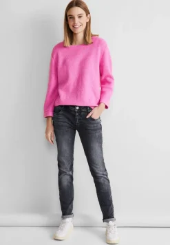 Street One Jeans*Graue Casual Fit Jeans authentic grey wash