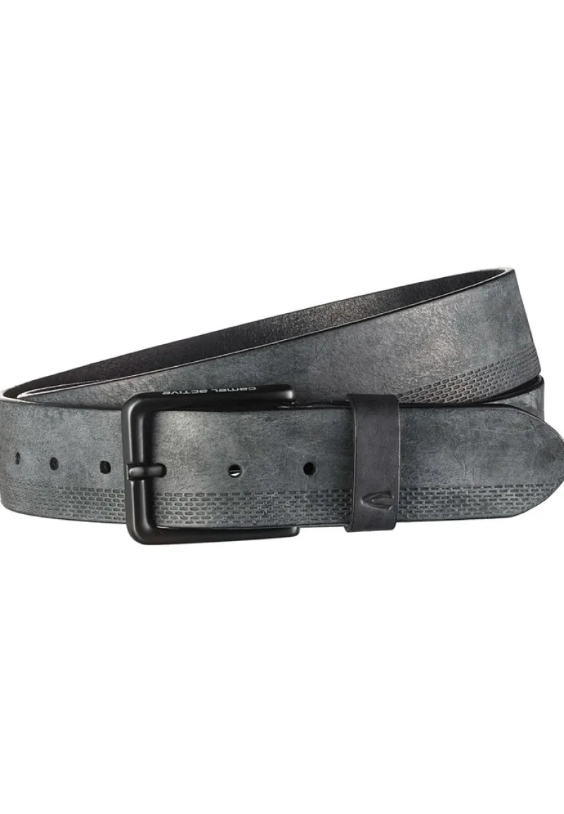 Camel Active Accessoires*Gürtel aus Leder Black