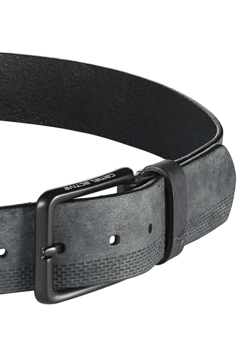 Camel Active Accessoires*Gürtel aus Leder Black
