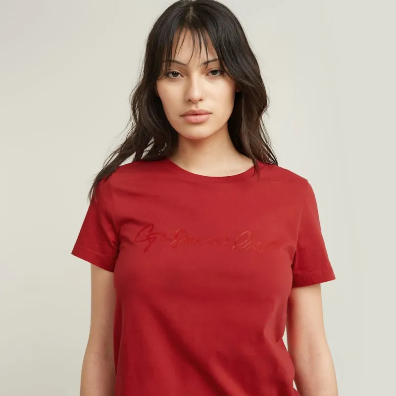 G-star Raw Shirts*G-script shiny r t wmn baron