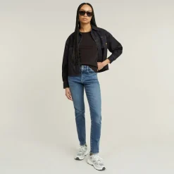 G-star Raw Shirts*G-script shiny r t wmn dk black