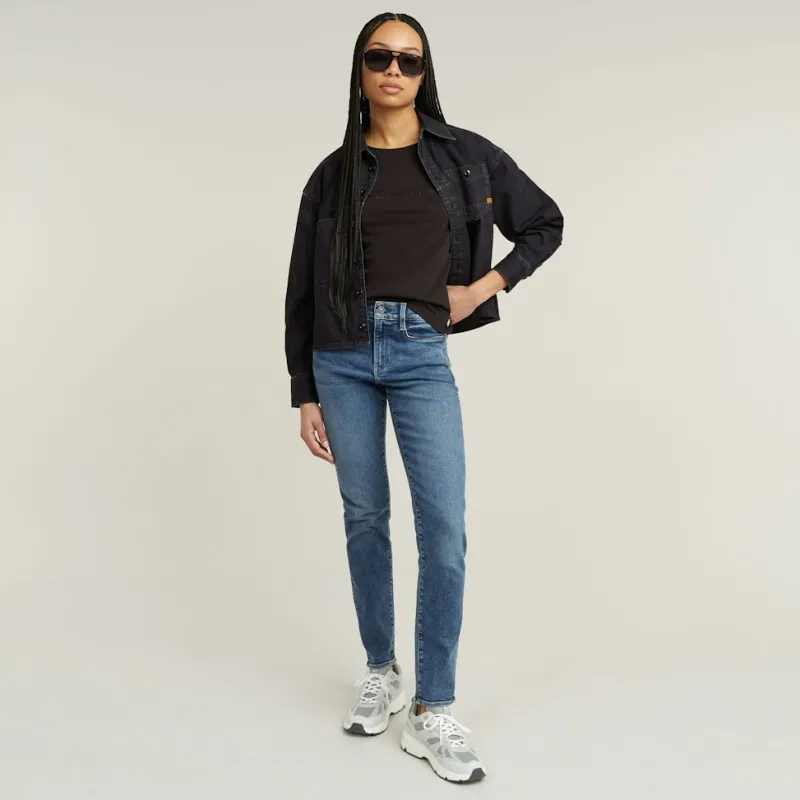 G-star Raw Shirts*G-script shiny r t wmn dk black