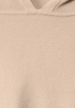 Street One Pullover & Sweatshirts*Halbarm Kapuzenpullover light smooth sand melange