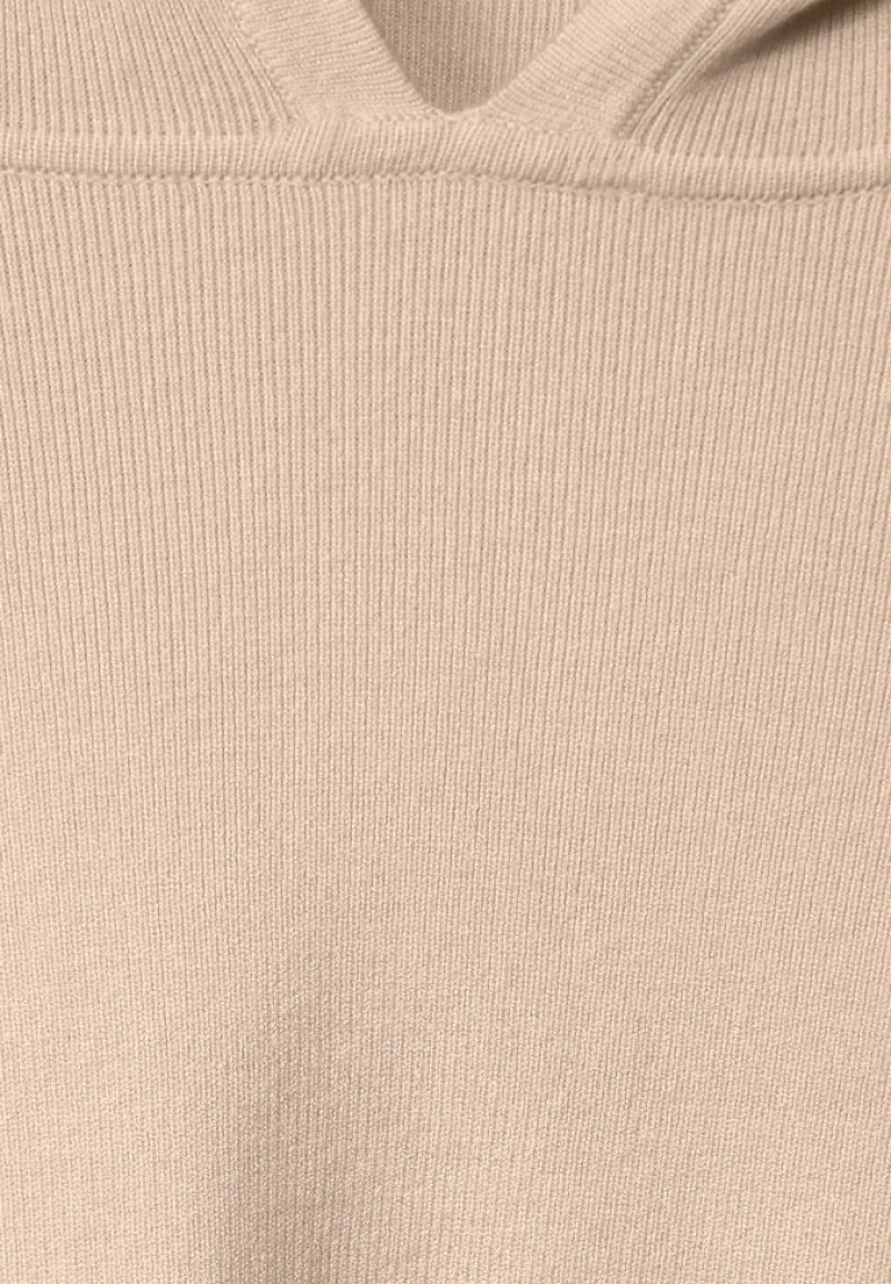 Street One Pullover & Sweatshirts*Halbarm Kapuzenpullover light smooth sand melange