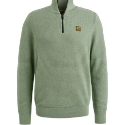 PME Legend Pullover & Sweatshirts|Big Boys*Half zip collar cotton mouline Quiet Green