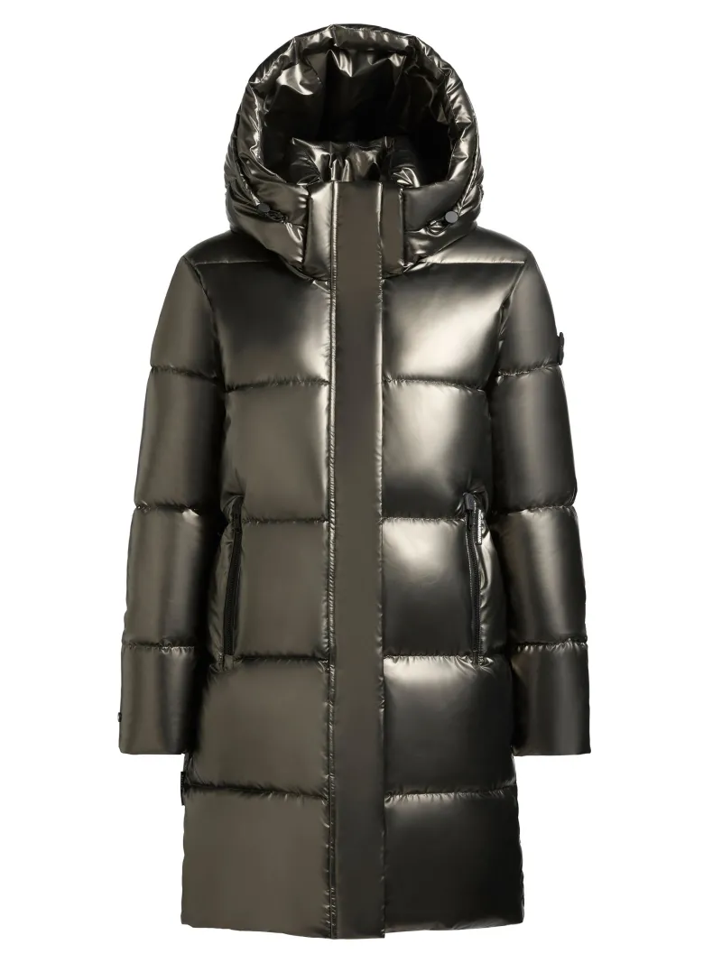 Khujo Jacken*Haya2 Shiny 581 Mud Brown